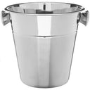 Secchiello per champagne con ulteriore finitura in acciaio inox