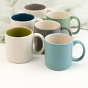 MUG BICOLOUR tazza in stoneware in 6 combinazioni colore