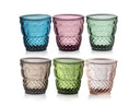 IVV Set 6 Bicchieri Ser Lapo Colorati Assortiti Cl 29