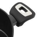 Casseruola 2 maniglie con coperchio Elegance Black Diam 24 - SILEX